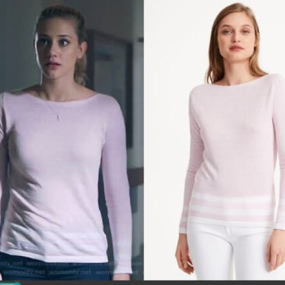 💗 Club Monaco Linen Blend Sweater (as seen on Riverdale)